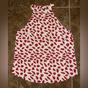 NWOT SHEIN Flowy Haulter Top Blouse Small